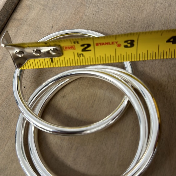 Triple Set SS Bangles - Picture 4 of 4